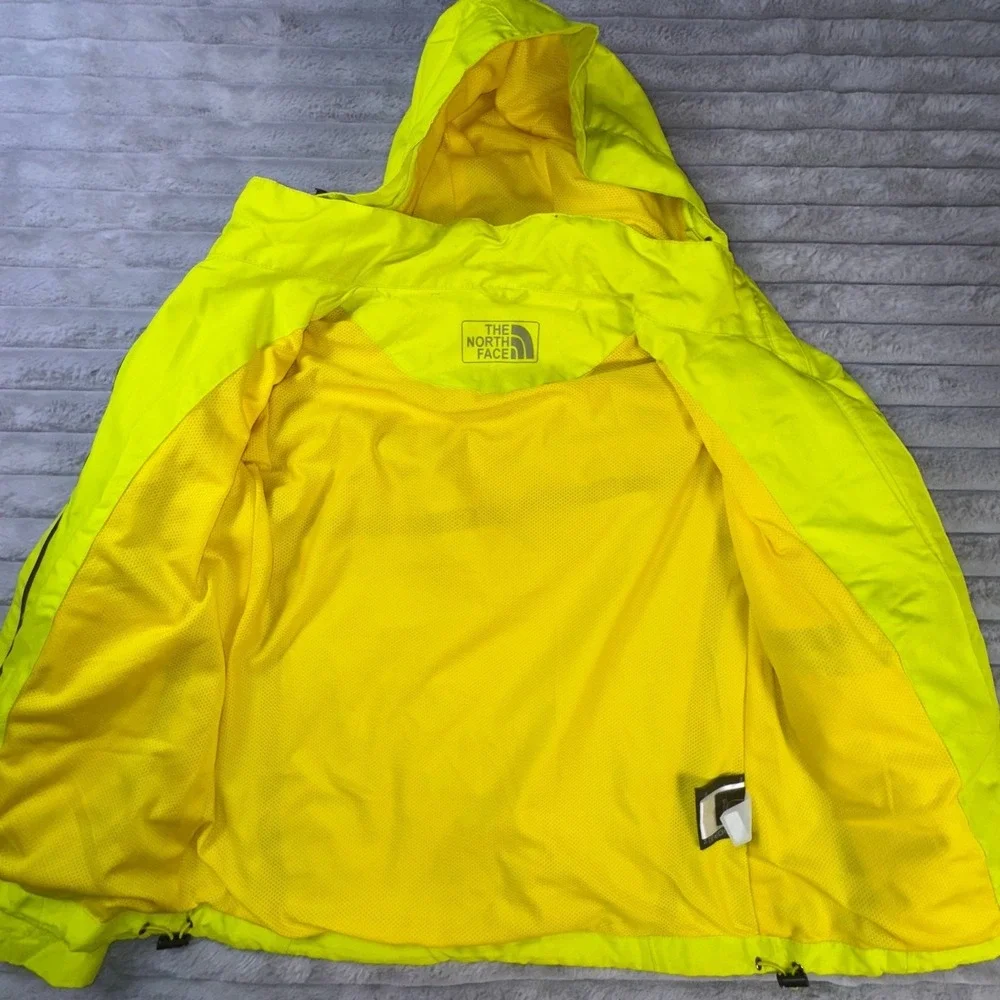 The North Face Jacket Mens XS Gore-Tex Performance Shell Neon Yellow‎ Rain Coat